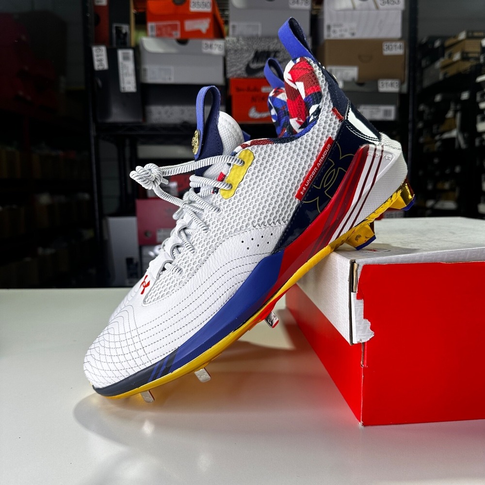 Under Armour Bryce Harper 7 baseball Cleats USA ST HOVR 3025645-100 Men's Sz 14